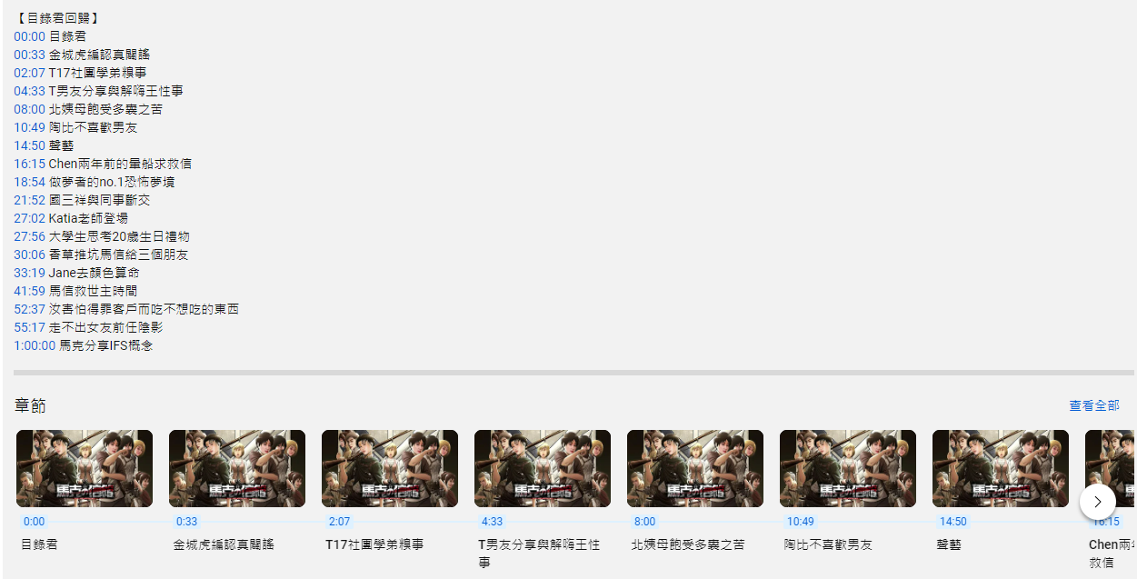 Youtube 曝光技巧4:設定時間軸 Youtube 曝光技巧4:設定時間軸